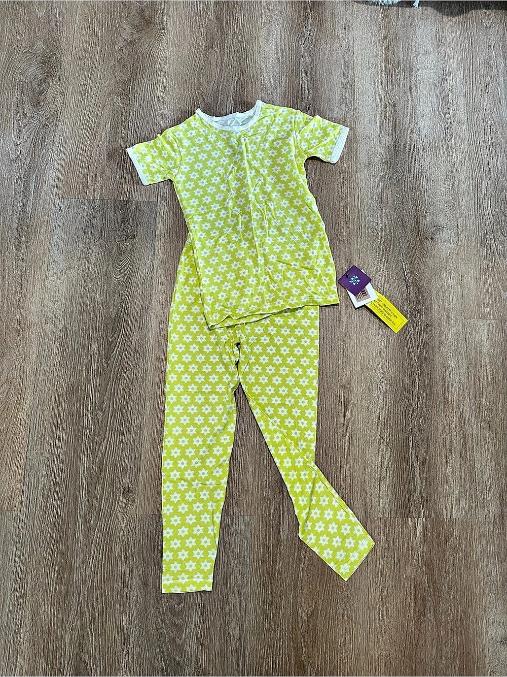 Kickee Pants Lime Blossom Stellini pajamas